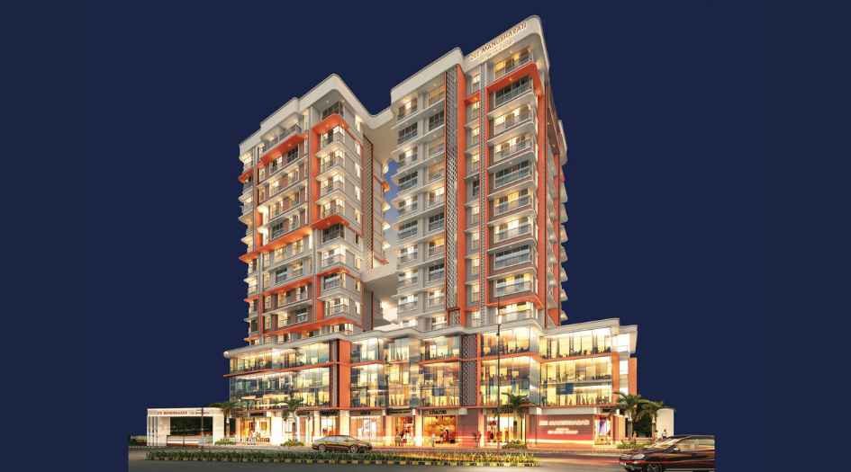 Zee-Manubharati-Elevation-Image-Night-View